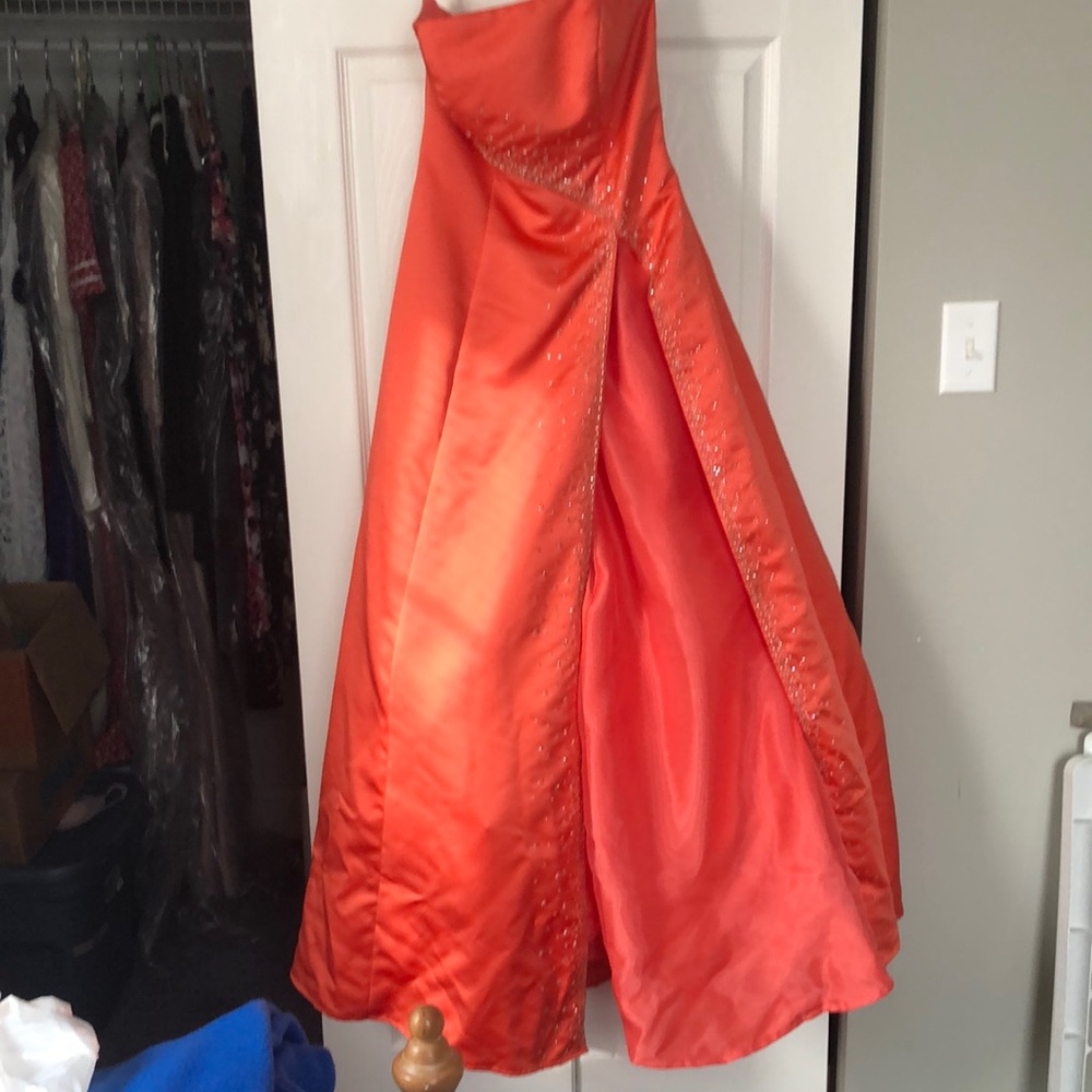 David’s Bridal.. size 4 prom gown